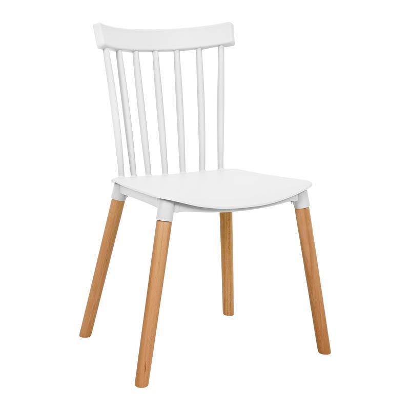 Καρέκλα Τραπεζαρίας Rubina Fylliana Λευκό 51x50x84εκ.