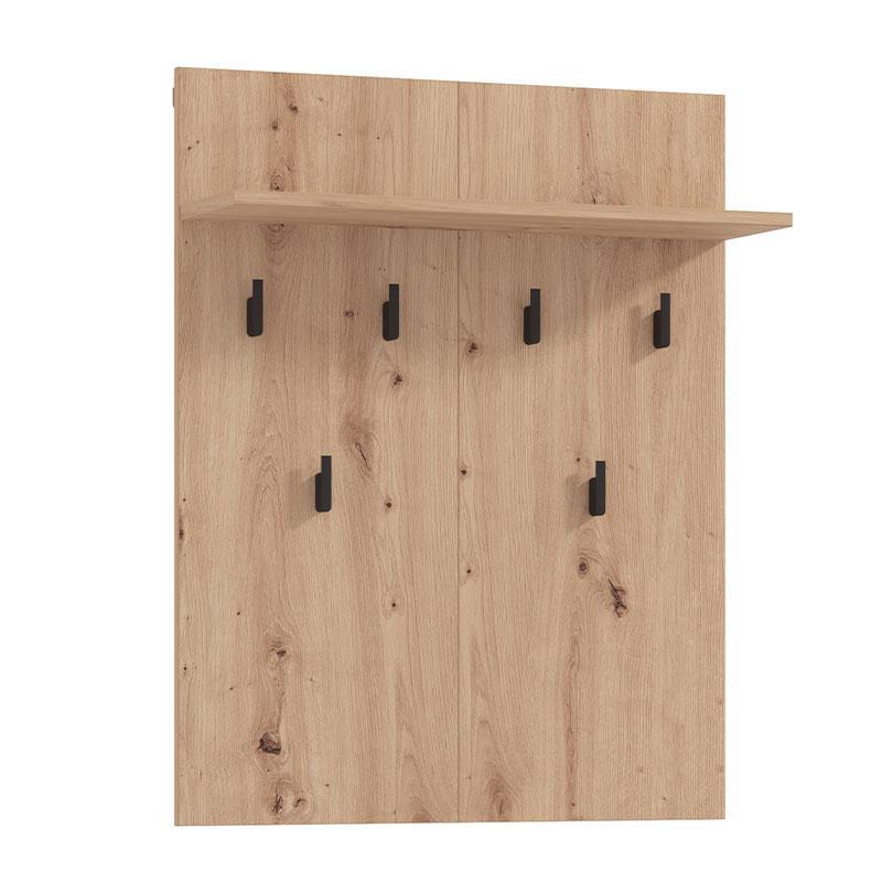 Έπιπλο Χολ - Κρεμάστρα Landes CIV Artisan Oak 66x20x83 εκ.