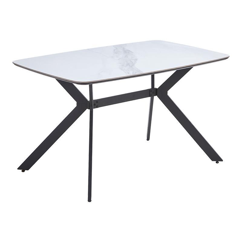 Τραπέζι Τραπεζαρίας 202 Fylliana Λευκό 160x90x75 εκ.