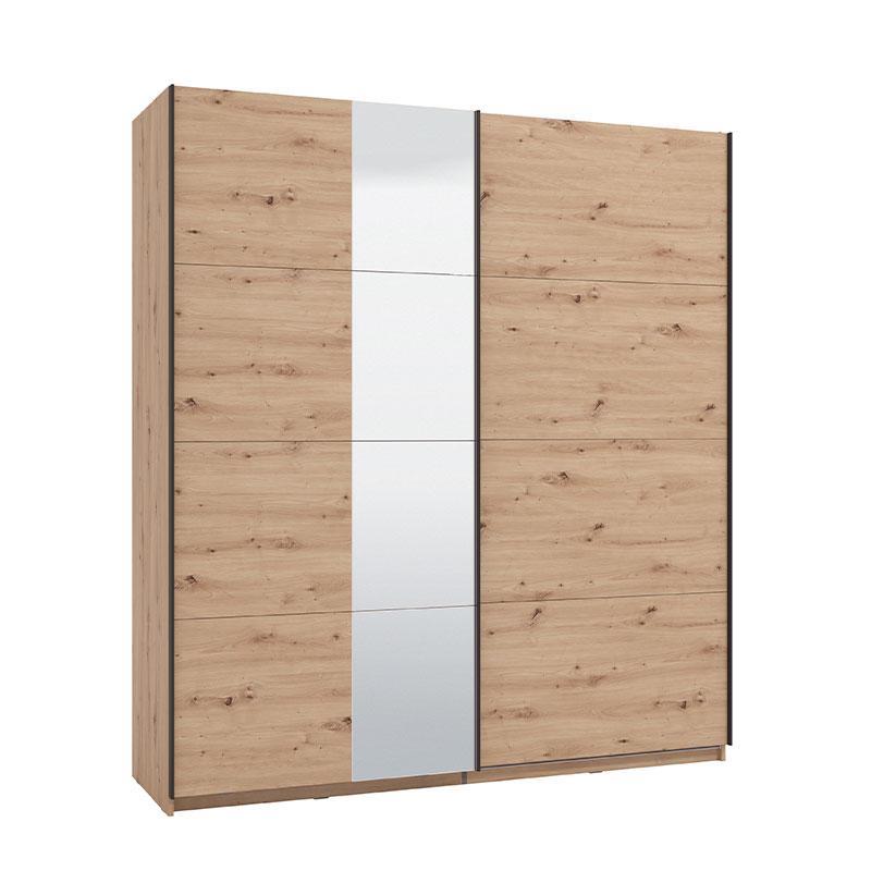 Ντουλάπα Gard 200 OG με Καθρέφτη Artisan 195x61x218 εκ.