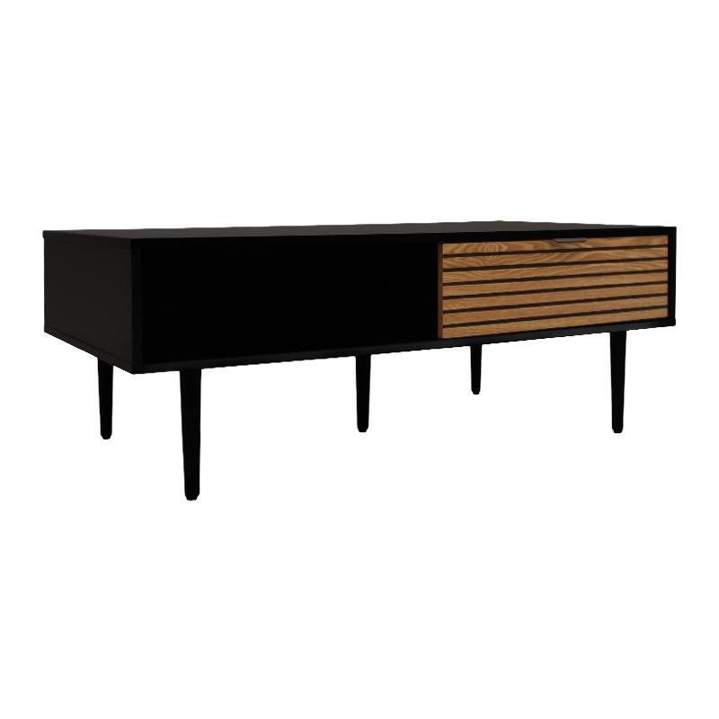 Τραπεζάκι Σαλονιού Brooklyn Fylliana Μαύρο - Φυσικό 110x60x40 εκ. Τραπεζάκι Σαλονιού Brooklyn Fylliana Μαύρο - Φυσικό 110x60x40 εκ.