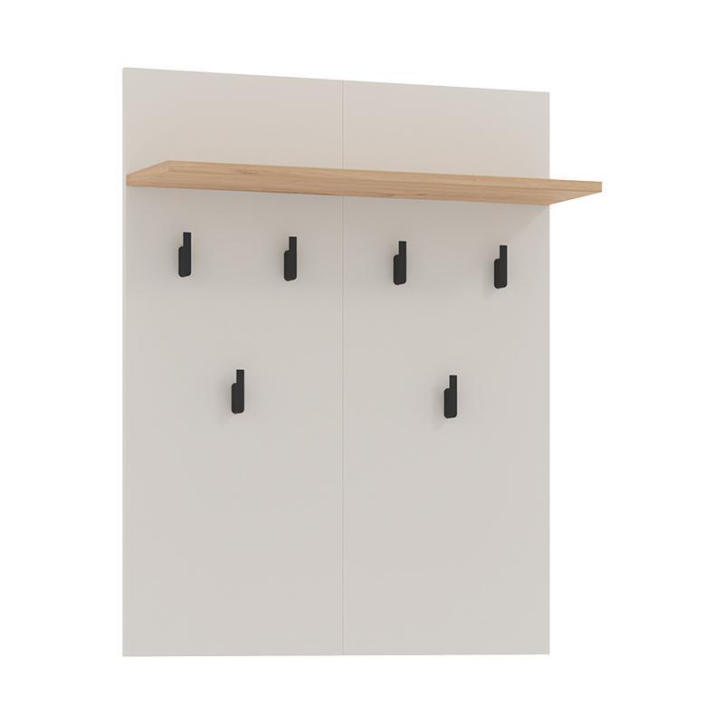 Έπιπλο Χολ - Κρεμάστρα Belfort CIV Cashmere - Artisan Oak 66x20x83 εκ.