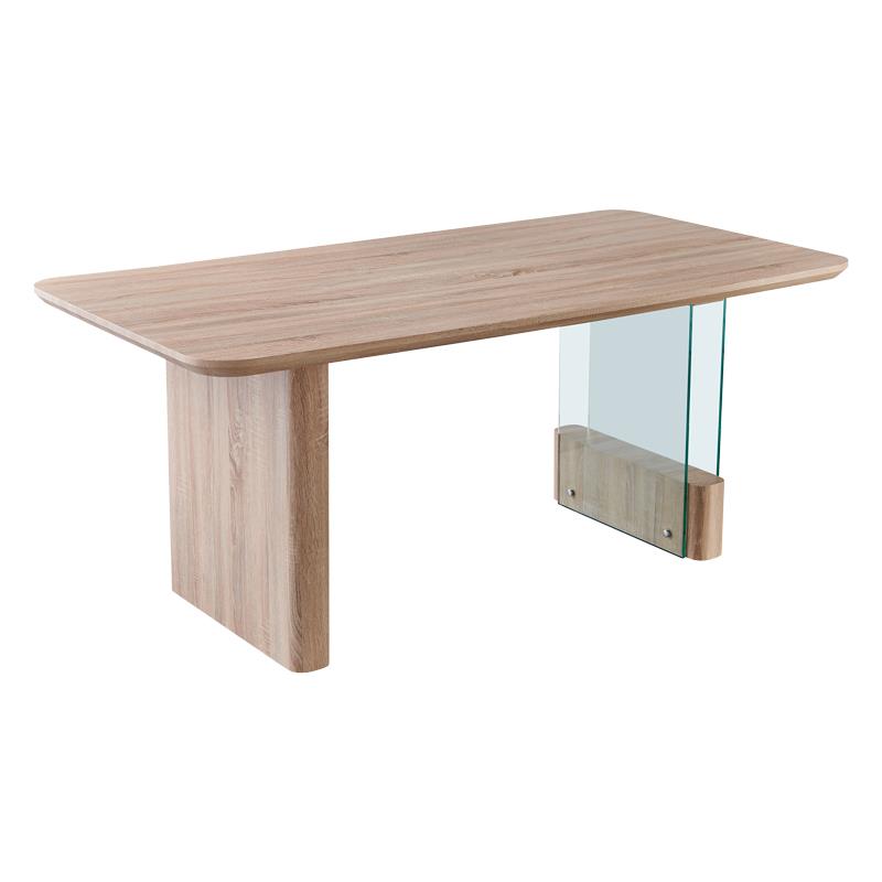 Tραπέζι Faghan καφέ mdf 180x90x76εκ Tραπέζι Faghan καφέ mdf 180x90x76εκ