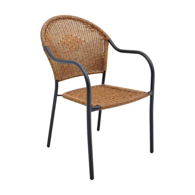 Καρέκλα FL234 Fylliana Γκρί 65x54x87 εκ.