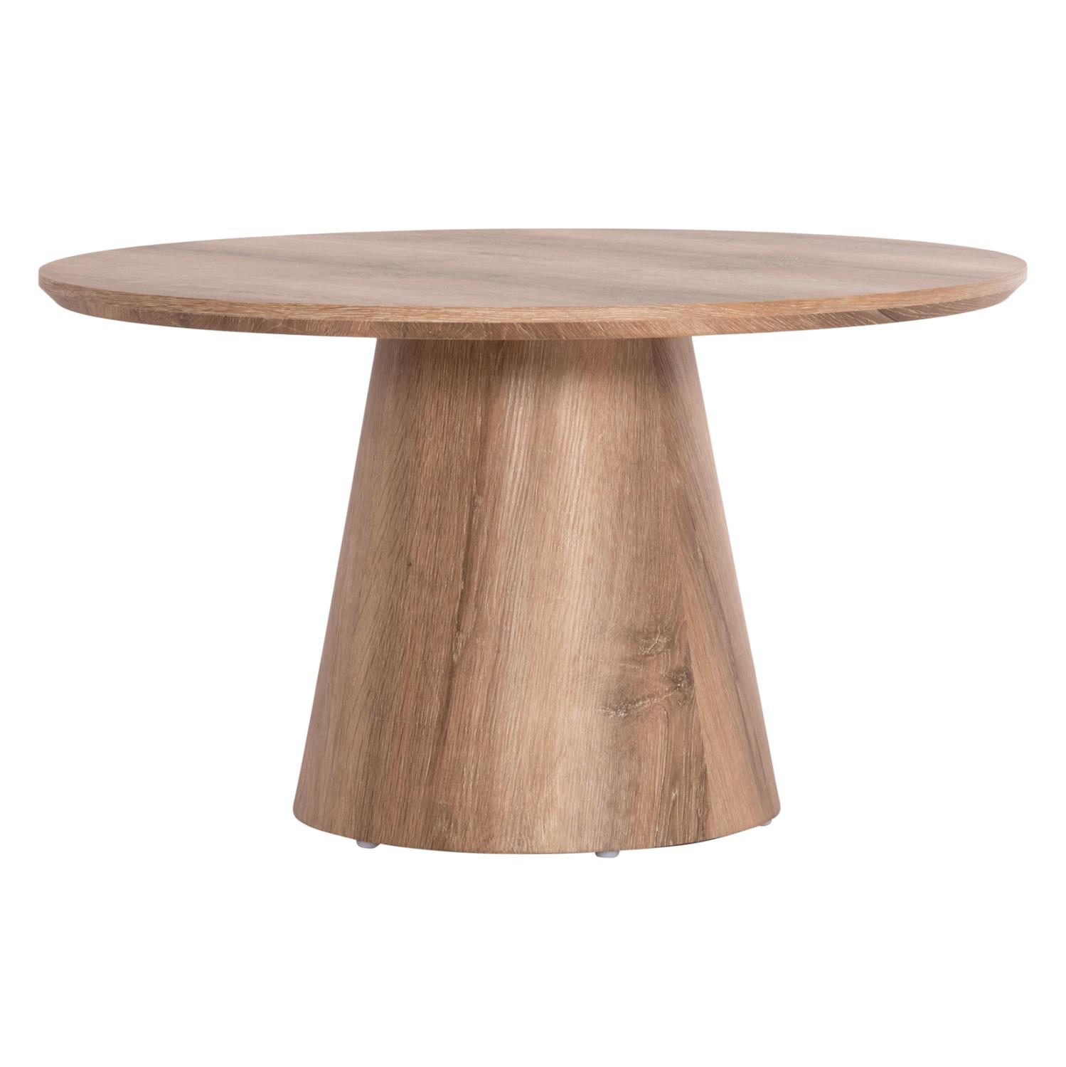 Τραπεζάκι σαλονιού KARAN C18028 MDF σε Φυσικό χρώμα Φ80x45,5Υεκ.