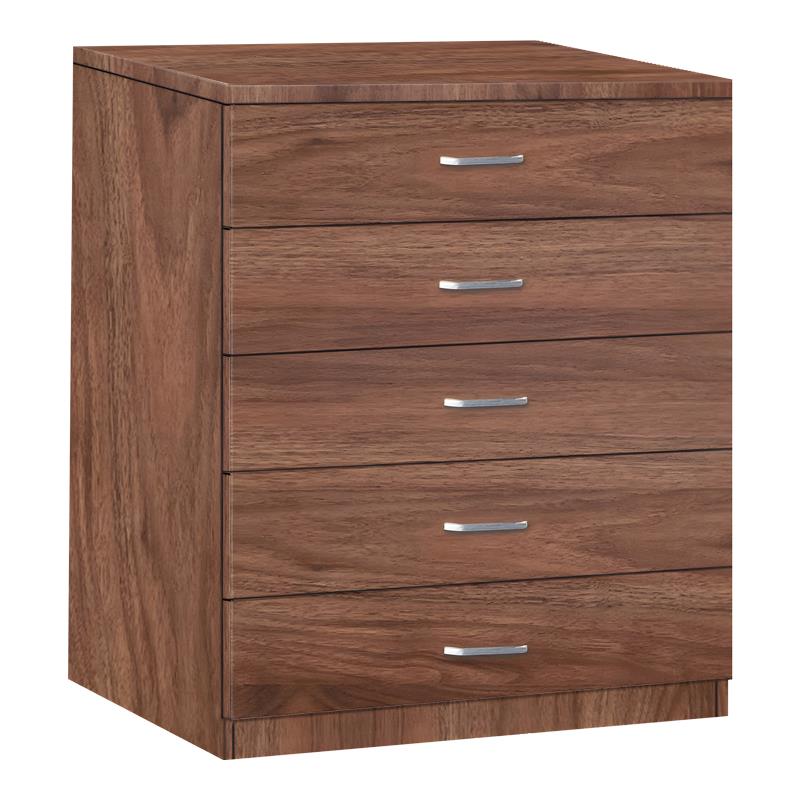 Συρταριερα Gioko με 5 συρτάρια σε καρυδί απόχρωση 80x40x100εκ Συρταριερα Gioko με 5 συρτάρια σε καρυδί απόχρωση 80x40x100εκ