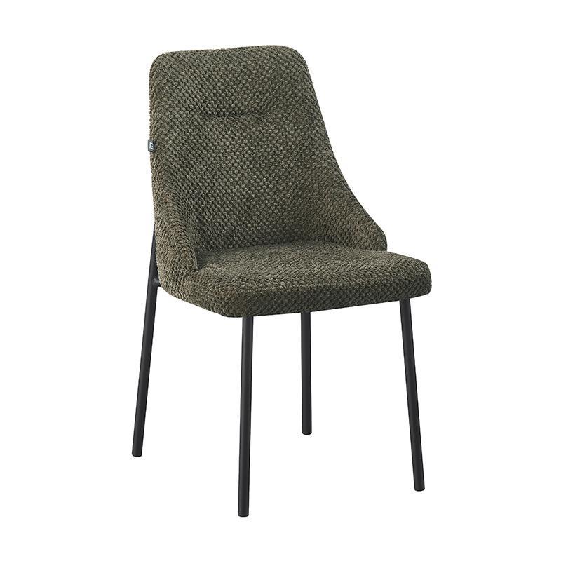 Καρέκλα Τραπεζαρίας FL31 Fylliana Πράσινο με Μεταλλικά πόδια 56x49x87εκ.