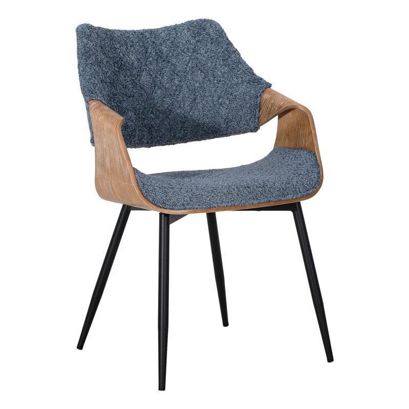 Καρέκλα Τραπεζαρίας FL6145 Fylliana Μπλέ 58x56x83εκ.