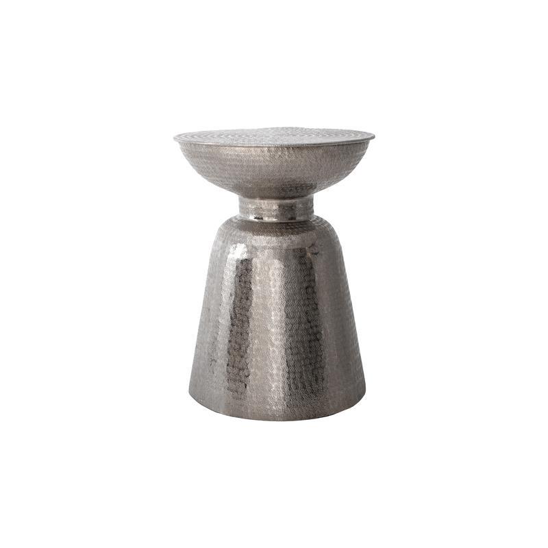 Σκαμπό Αλουμινίου FL6532 Fylliana Ασημί 39x50 εκ.