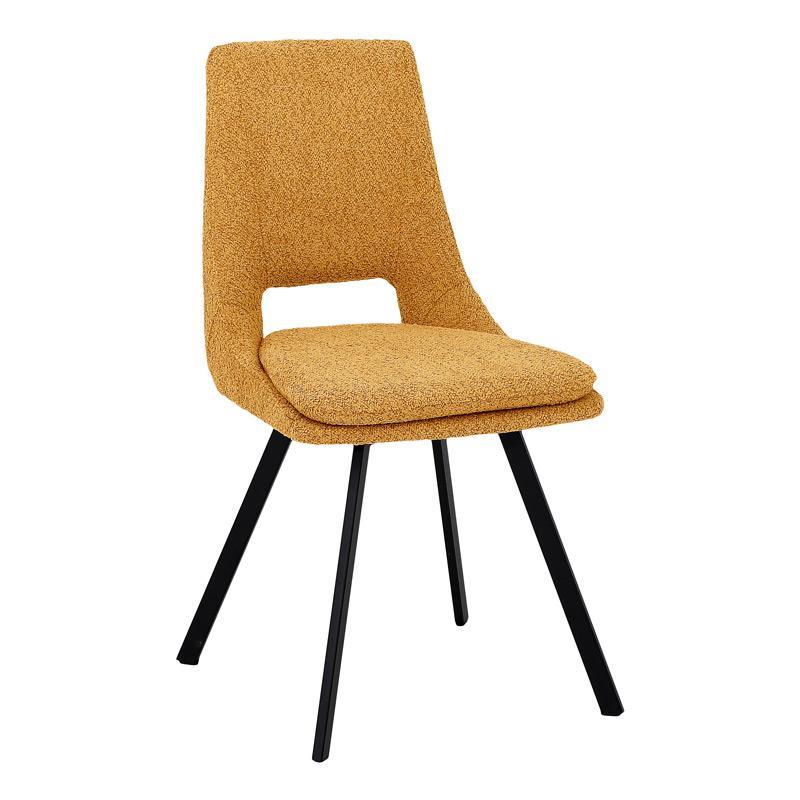 Καρέκλα Τραπεζαρίας Alice Fylliana Μουσταρδί 47x54x87εκ.