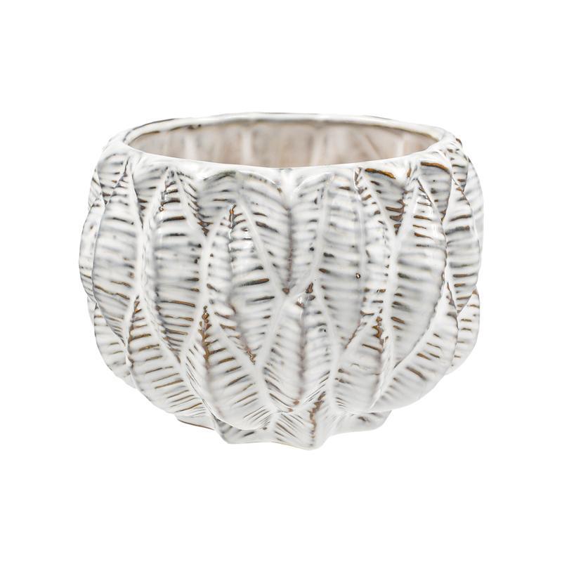 Κεραμική Κούπ FL23906 Fylliana Λευκό Φ19x14 εκ.