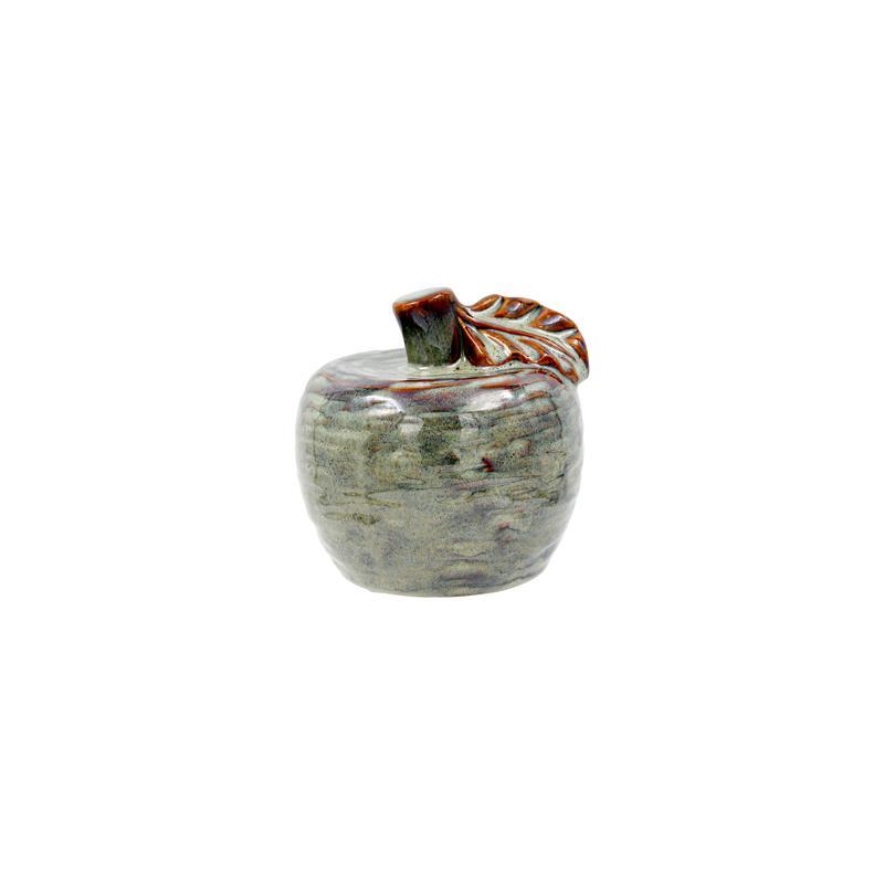 Διακοσμητικό Apple FL161 Fylliana Κεραμικό Πράσινο-Καφέ χρώμα 10x10εκ Διακοσμητικό Apple FL161 Fylliana Κεραμικό Πράσινο-Καφέ χρώμα 10x10εκ