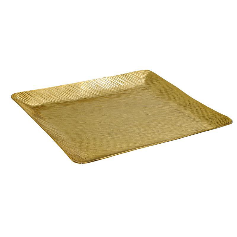 Διακοσμητική Πιατέλα Μεταλλική Τετράγωνη FL7803 Fylliana Χρυσό 29x29x3 εκ. Διακοσμητική Πιατέλα Μεταλλική Τετράγωνη FL7803 Fylliana Χρυσό 29x29x3 εκ.