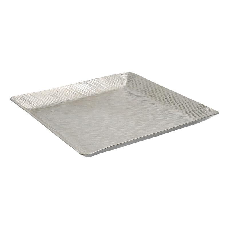 Διακοσμητική Πιατέλα Μεταλλική Τετράγωνη FL7803 Fylliana Ασημί 29x29x3 εκ. Διακοσμητική Πιατέλα Μεταλλική Τετράγωνη FL7803 Fylliana Ασημί 29x29x3 εκ.