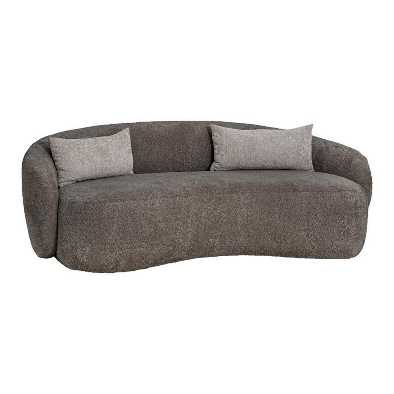 Καναπές Τριθέσιος Simone Fylliana Καφέ 225x105x74 εκ.