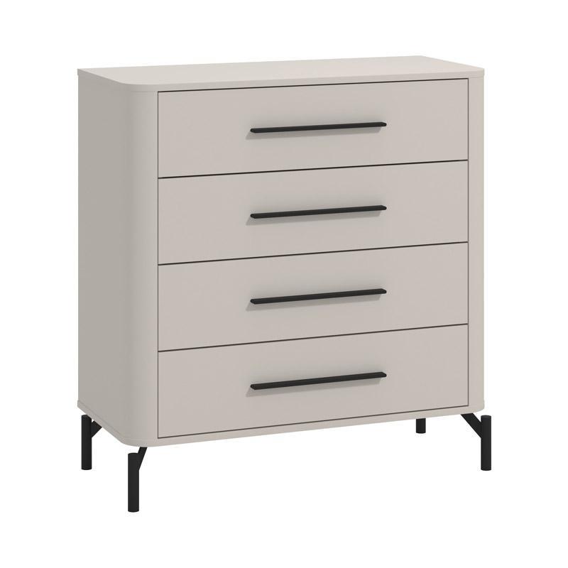 Συρταριέρα SERDICA 90 4F Cashmere 90x40x94εκ. Συρταριέρα SERDICA 90 4F Cashmere 90x40x94εκ.