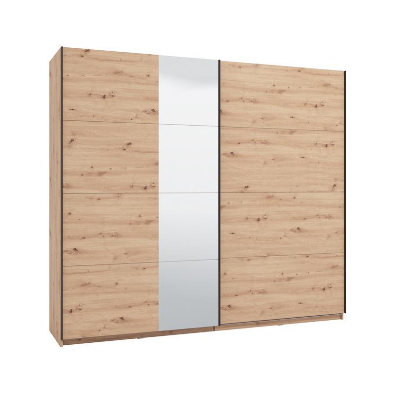 Ντουλάπα Συρόμενη GARD 200 OG Δίφυλλη με Καθρέπτη Artisan Oak 245x61x218εκ. Ντουλάπα Συρόμενη GARD 200 OG Δίφυλλη με Καθρέπτη Artisan Oak 245x61x218εκ.