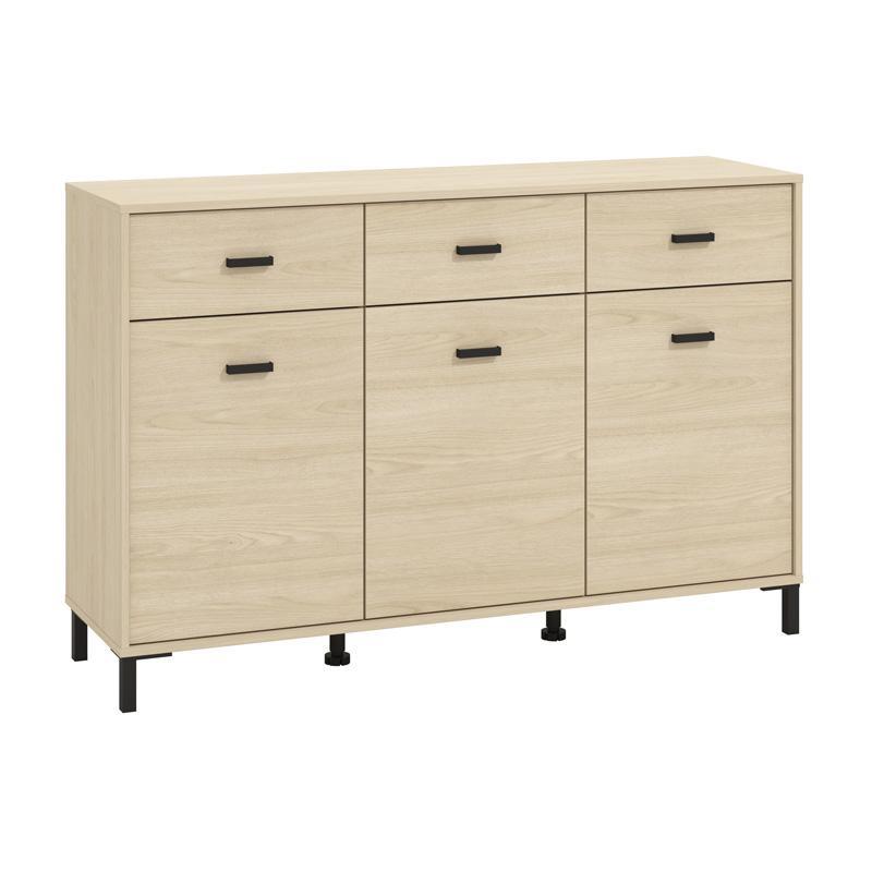 Μπουφές ARBELA 3K3F3V Light Port Oak 138x40x90εκ.