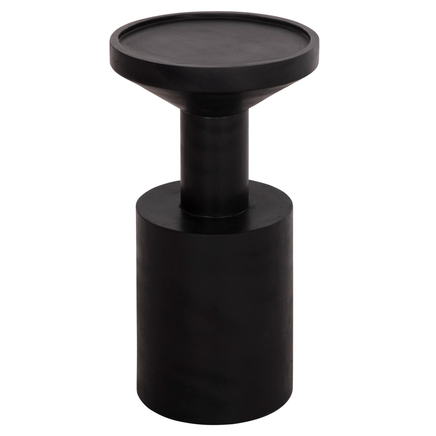 Βοηθητικό Τραπεζάκι σαλονιού BERMAL C9889.12 Μασίφ Ξύλο Suar σε Μαύρο Φ35x65Υεκ. Βοηθητικό Τραπεζάκι σαλονιού BERMAL C9889.12 Μασίφ Ξύλο Suar σε Μαύρο Φ35x65Υεκ.