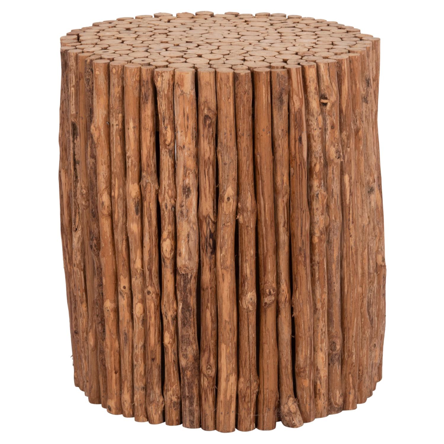 Τραπεζάκι σαλονιού DRIFTER C4443 Στρόγγυλο Driftwood σε Φυσικό Φ36x40Υ εκ.