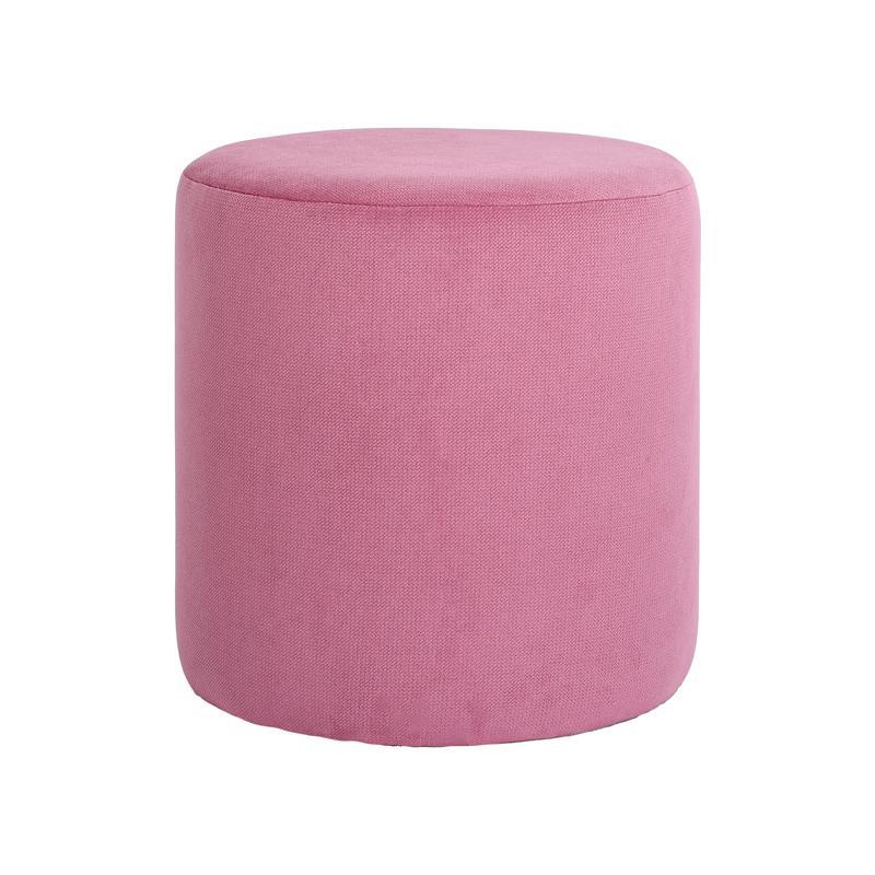 Σκαμπό Circlo Fylliana Στρόγγυλο Ρόζ 34x35εκ.