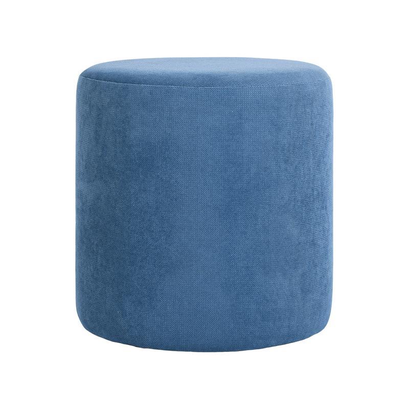 Σκαμπό Circlo Fylliana Στρόγγυλο Μπλέ 34x35εκ.