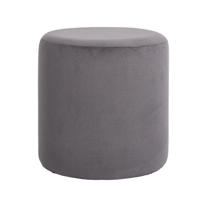 Σκαμπό Circlo Fylliana Στρόγγυλο Γκρί 34x35εκ.