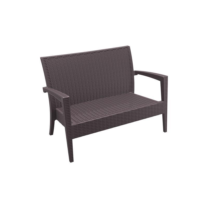 Καναπές κήπου Miami Lounge σε Καφέ 89x77x128εκ.