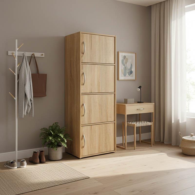 Ντουλάπι-στήλη Soline σε sonoma απόχρωση 40x34.5x120εκ