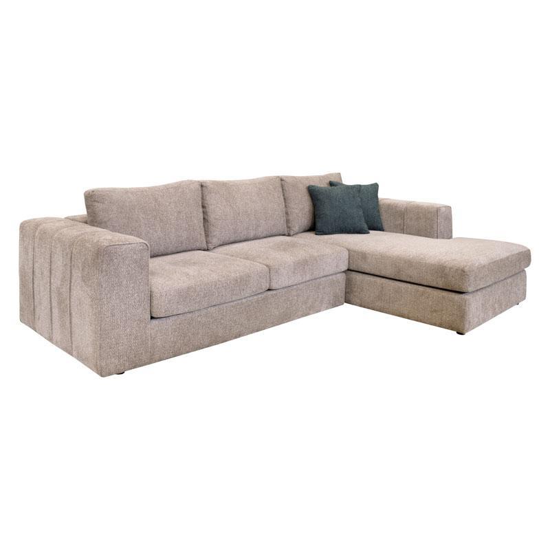 Γωνιακός Καναπές Mondiva Fylliana Δεξιά γωνία Μπέζ χρώμα 280x180x83εκ. Γωνιακός Καναπές Mondiva Fylliana Δεξιά γωνία Μπέζ χρώμα 280x180x83εκ.