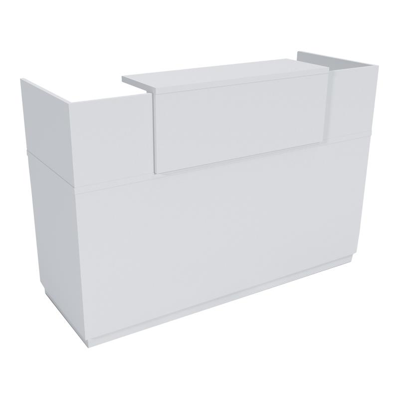 Γραφείο reception Lotus σε λευκή απόχρωση 180x70x110εκ