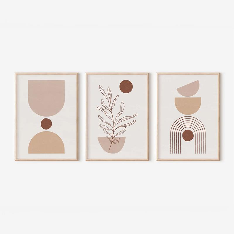 Πίνακας Stijo τρίπτυχος με ψηφιακή εκτύπωση και πλαίσιο 33x1.5x48εκ