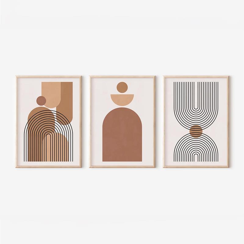 Πίνακας Rexion τρίπτυχος με ψηφιακή εκτύπωση και πλαίσιο 33x1.5x48εκ