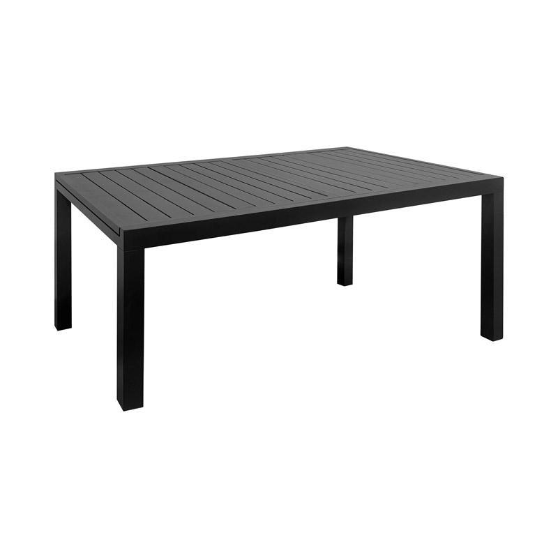 Τραπέζι Επεκτεινόμενο Valerio Fylliana Αλουμινίου Γκρί 160(240)x95x75εκ