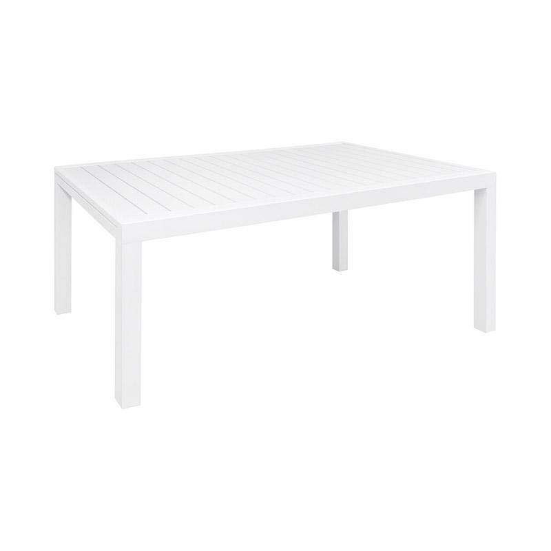 Τραπέζι Επεκτεινόμενο Valerio Fylliana Αλουμινίου Λευκό 160(239)x95x75εκ