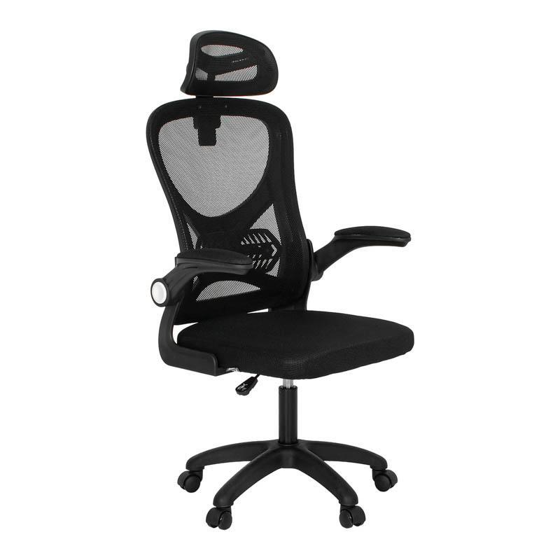 Καρέκλα Γραφείου FL850 Fylliana Μαύρο χρώμα 63x55x101εκ