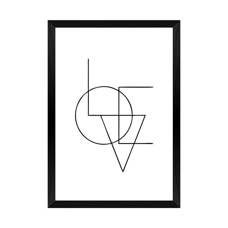 Πίνακας Felora με ψηφιακή εκτύπωση και πλαίσιο 33x1.5x48εκ