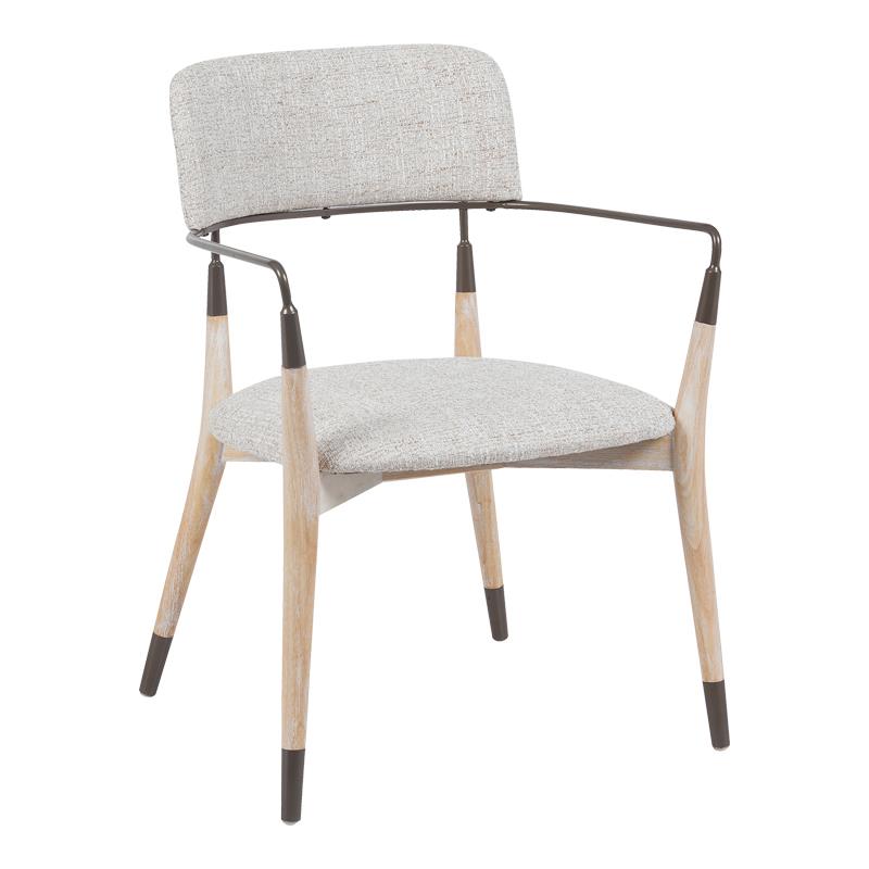 Καρέκλα - Πολυθρόνα Sentana μέταλλο-ξύλο και ύφασμα σε μπεζ-καφέ 56.5x56x79εκ. Καρέκλα - Πολυθρόνα Sentana μέταλλο-ξύλο και ύφασμα σε μπεζ-καφέ 56.5x56x79εκ.