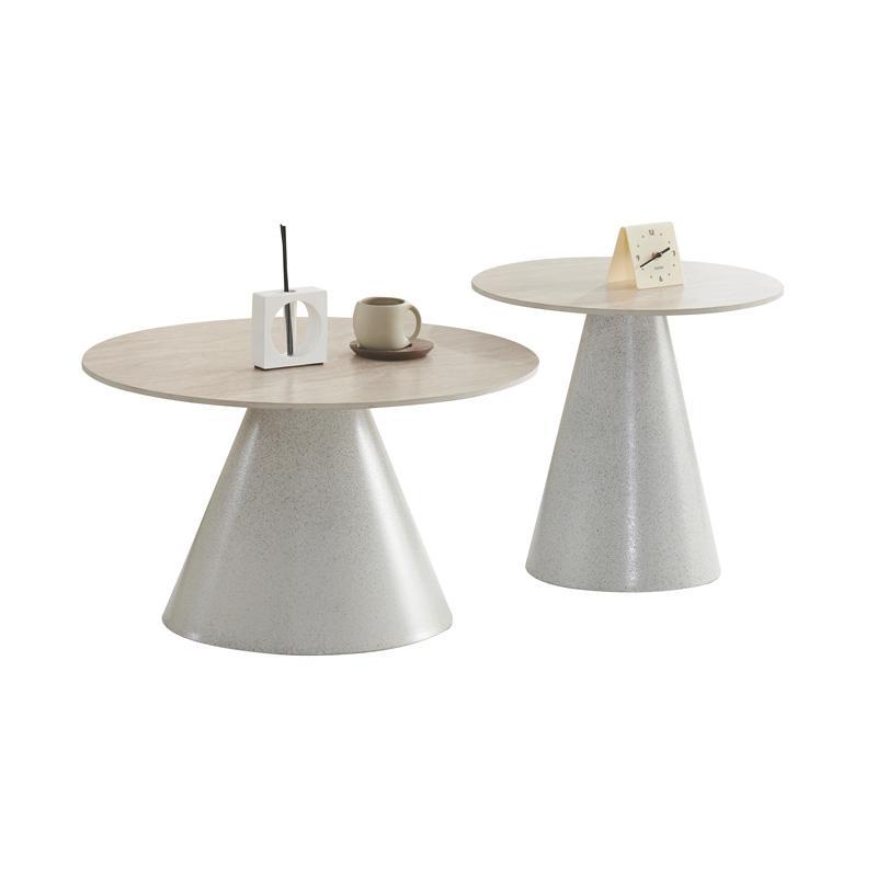 Σετ Τραπεζάκια Σαλονιού 2τεμ. FL848 Fylliana Μπέζ Κεραμική Επιφάνεια 70x42εκ & 50x50εκ Σετ Τραπεζάκια Σαλονιού 2τεμ. FL848 Fylliana Μπέζ Κεραμική Επιφάνεια 70x42εκ & 50x50εκ