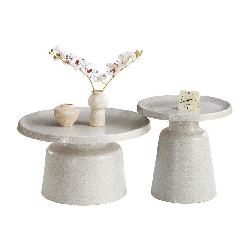 Σετ Τραπεζάκια Σαλονιού 2τεμ. FL830 Fylliana Μπέζ χρώμα 50x47εκ & 70x39εκ Σετ Τραπεζάκια Σαλονιού 2τεμ. FL830 Fylliana Μπέζ χρώμα 50x47εκ & 70x39εκ