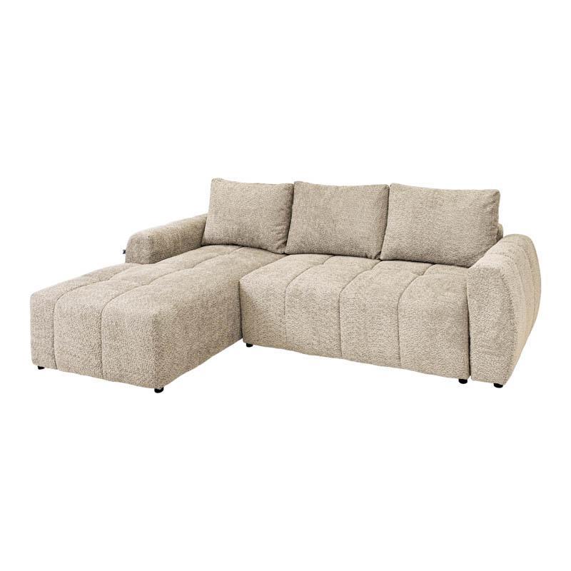Γωνιακός Καναπές - Κρεβάτι Indigo Fylliana Αριστερή γωνία Μπέζ Ύφασμα 280x170x90εκ Γωνιακός Καναπές - Κρεβάτι Indigo Fylliana Αριστερή γωνία Μπέζ Ύφασμα 280x170x90εκ