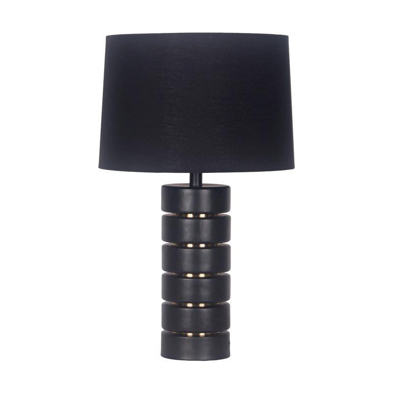 Επιτραπέζιο Φωτιστικό FL24575 Fylliana Μεταλλικό Μαύρο χρώμα 31x51εκ