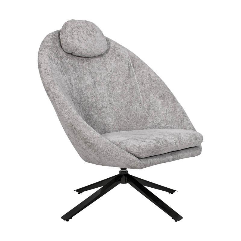 Πολυθρόνα 360° Περιστρεφόμενη Selene Fylliana Ανοιχτό Γκρί 81x87x96εκ Πολυθρόνα 360° Περιστρεφόμενη Selene Fylliana Ανοιχτό Γκρί 81x87x96εκ