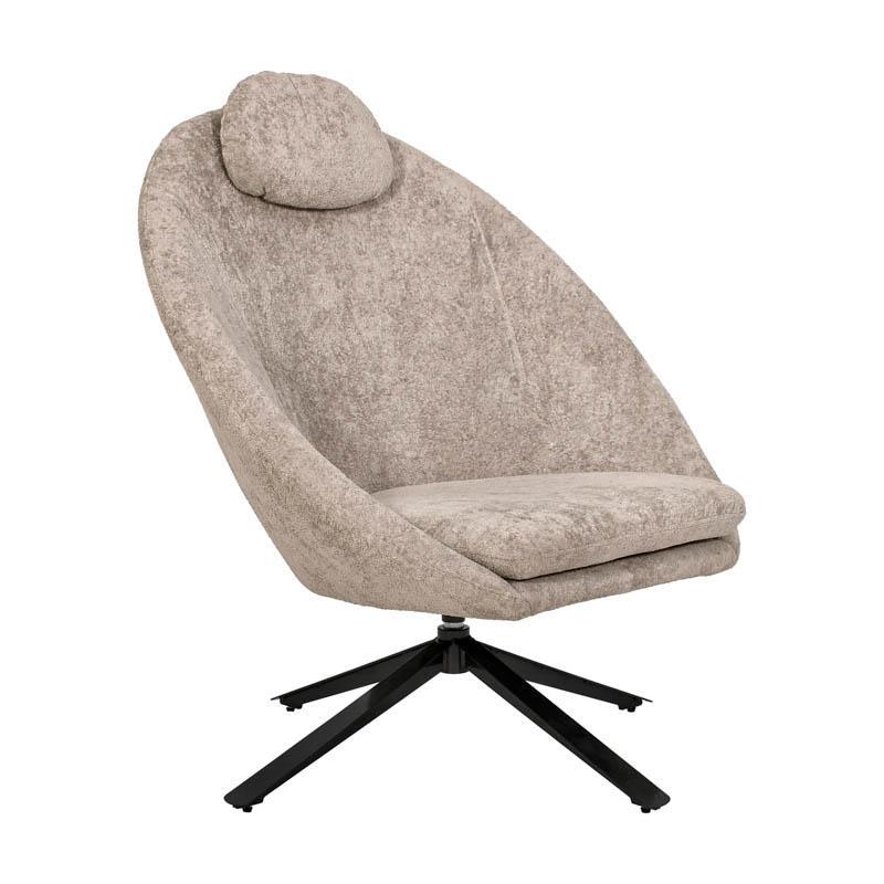 Πολυθρόνα 360° Περιστρεφόμενη Selene Fylliana Μπέζ χρώμα 81x87x96εκ Πολυθρόνα 360° Περιστρεφόμενη Selene Fylliana Μπέζ χρώμα 81x87x96εκ