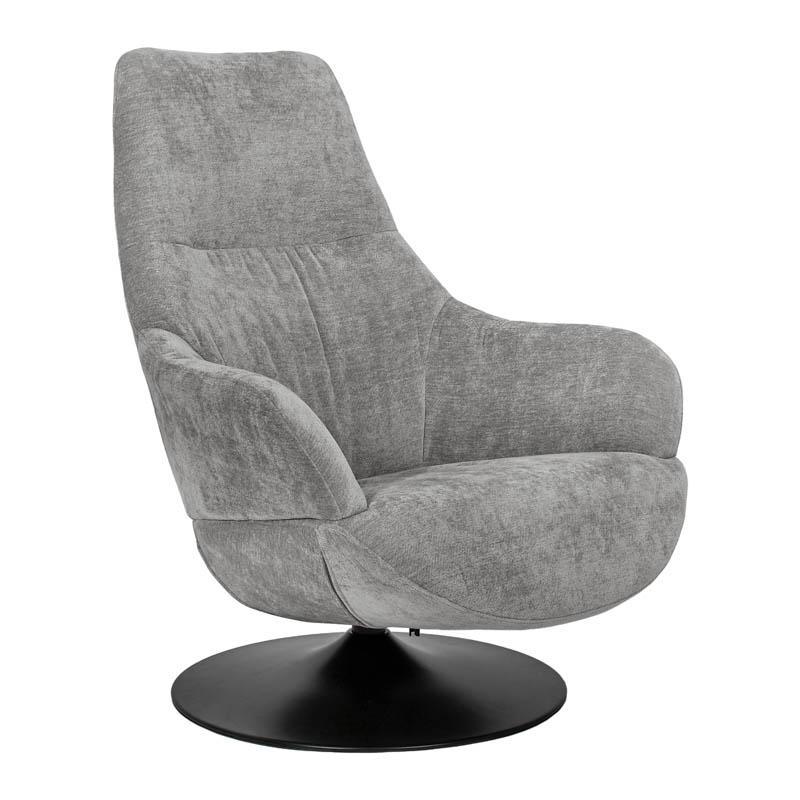 Πολυθρόνα Περιστρεφόμενη Cosmo Fylliana Γκρί χρώμα 88x74x97εκ