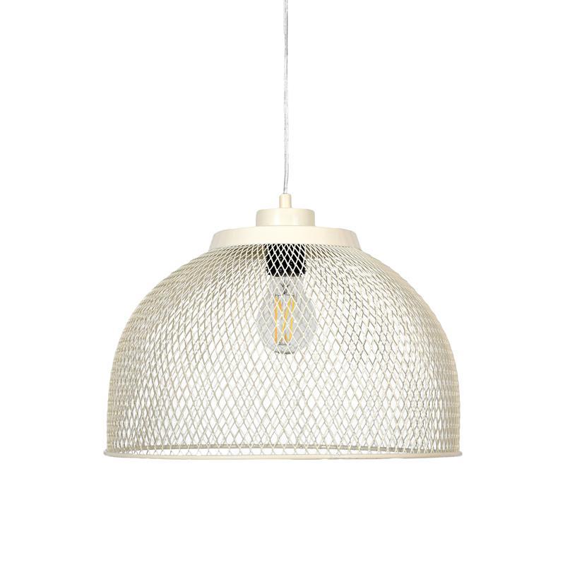 Φωτιστικό Οροφής Μονόφωτο FL366 Fylliana Μεταλλικό με Καπέλο Πλέγμα Κρέμ χρώμα 40x18εκ Φωτιστικό Οροφής Μονόφωτο FL366 Fylliana Μεταλλικό με Καπέλο Πλέγμα Κρέμ χρώμα 40x18εκ