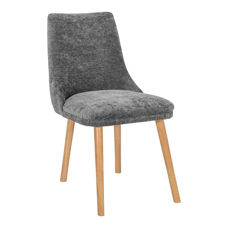 Καρέκλα Τραπεζαρίας Celestina Fylliana Γκρί Ύφασμα 45x50x85εκ