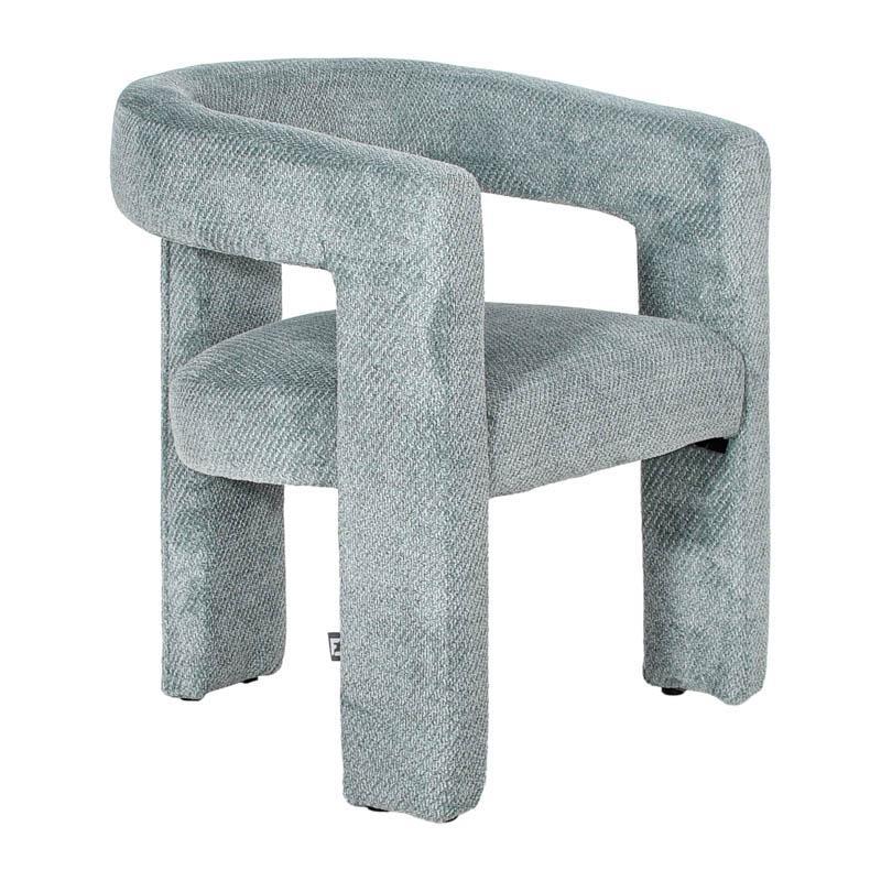 Καρέκλα Τραπεζαρίας FL6493 Fylliana Ύφασμα Γκρί χρώμα 64x56x75εκ