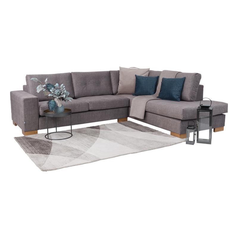 Γωνιακός Καναπές Milano Fylliana Δεξιά γωνία Μπέζ - Πετρόλ χρώμα 280x220εκ. Γωνιακός Καναπές Milano Fylliana Δεξιά γωνία Μπέζ - Πετρόλ χρώμα 280x220εκ.