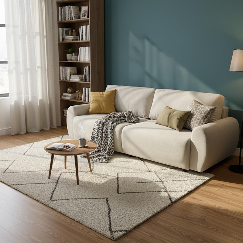 Kαναπές-κρεβάτι τριθέσιος Hungie υφασμα μπεζ 250x92x89εκ Kαναπές-κρεβάτι τριθέσιος Hungie υφασμα μπεζ 250x92x89εκ